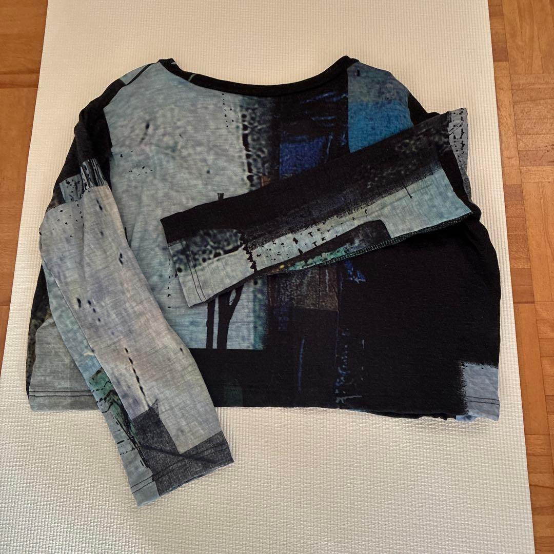 本日限定価格Y's アートプリント クロップドTシャツ