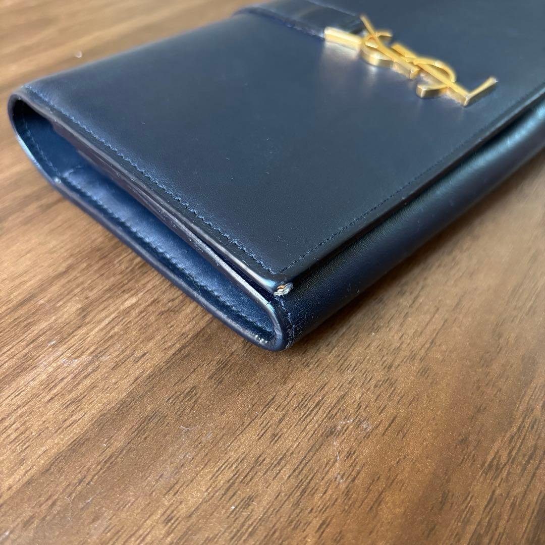 SAINT LAURENT 長財布　ネイビー