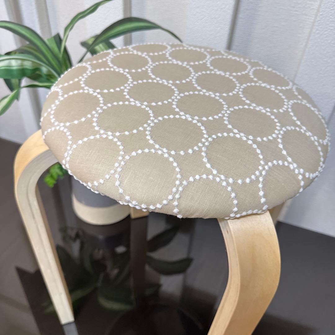 ミナペルホネン タンバリン　スツール　ハンドメイド