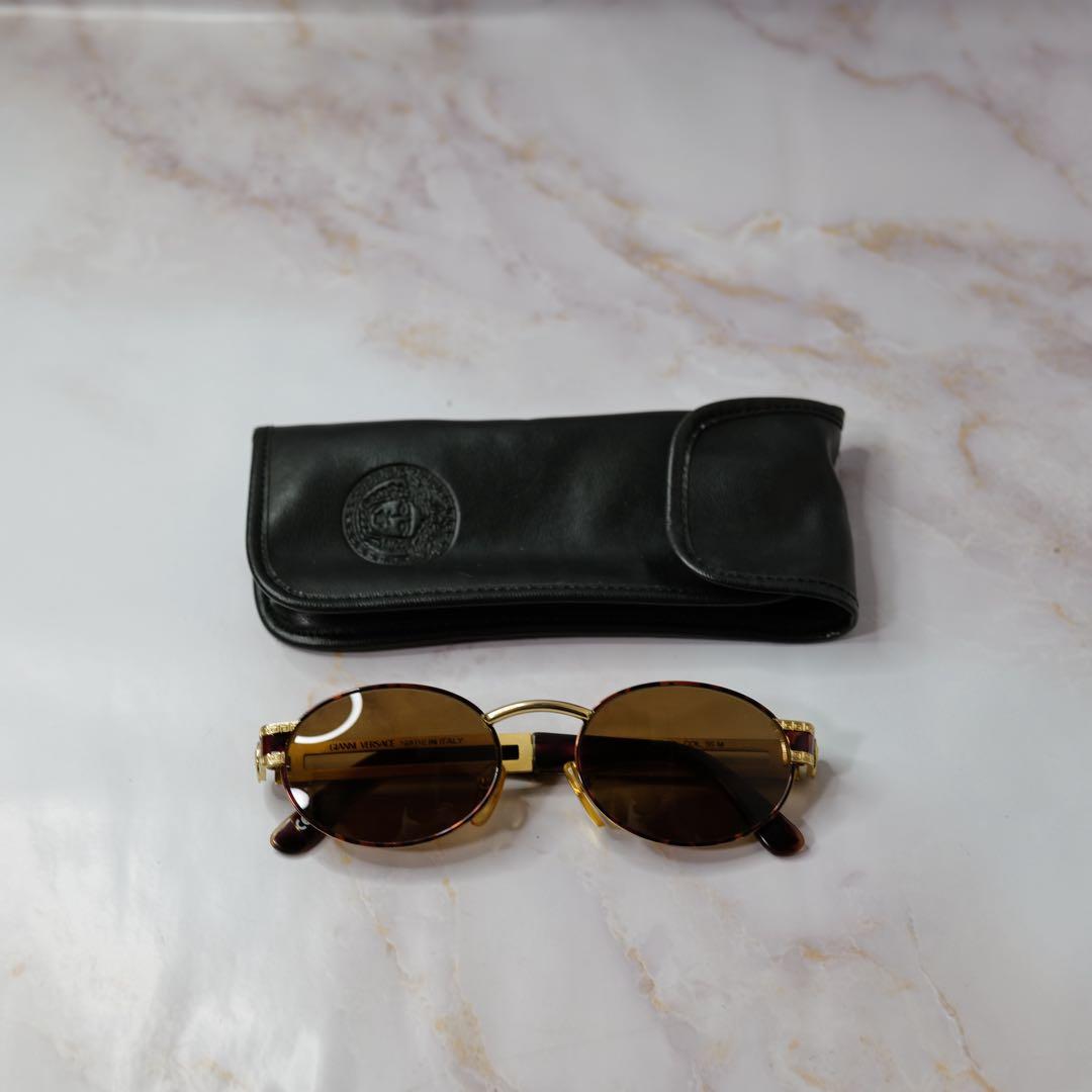 之介さん専用 versace ヴェルサーチェ オーバル Y2k ケース付き
