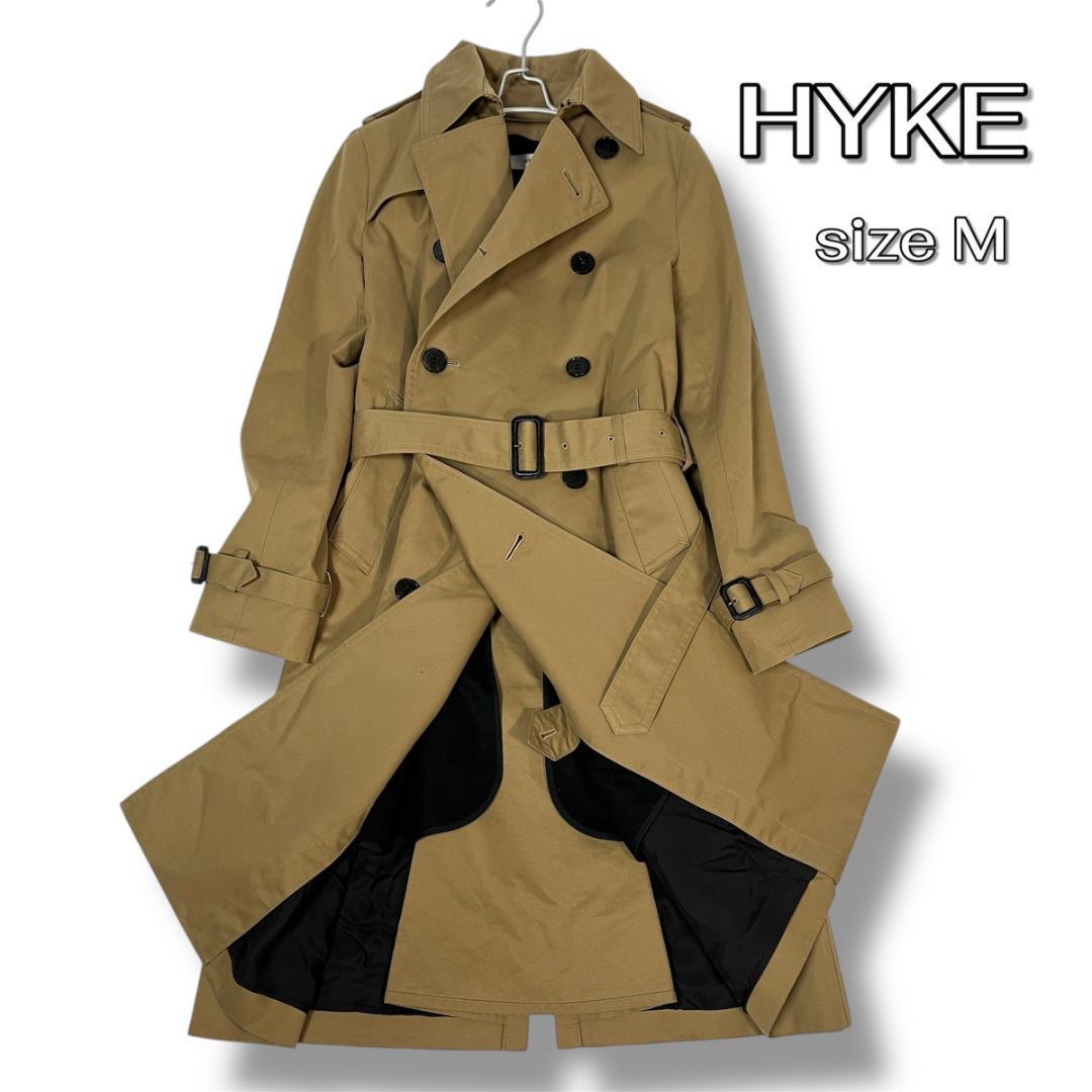 【美品】HYKE トレンチコート レギュラーフィット 17553　Ｍサイズ
