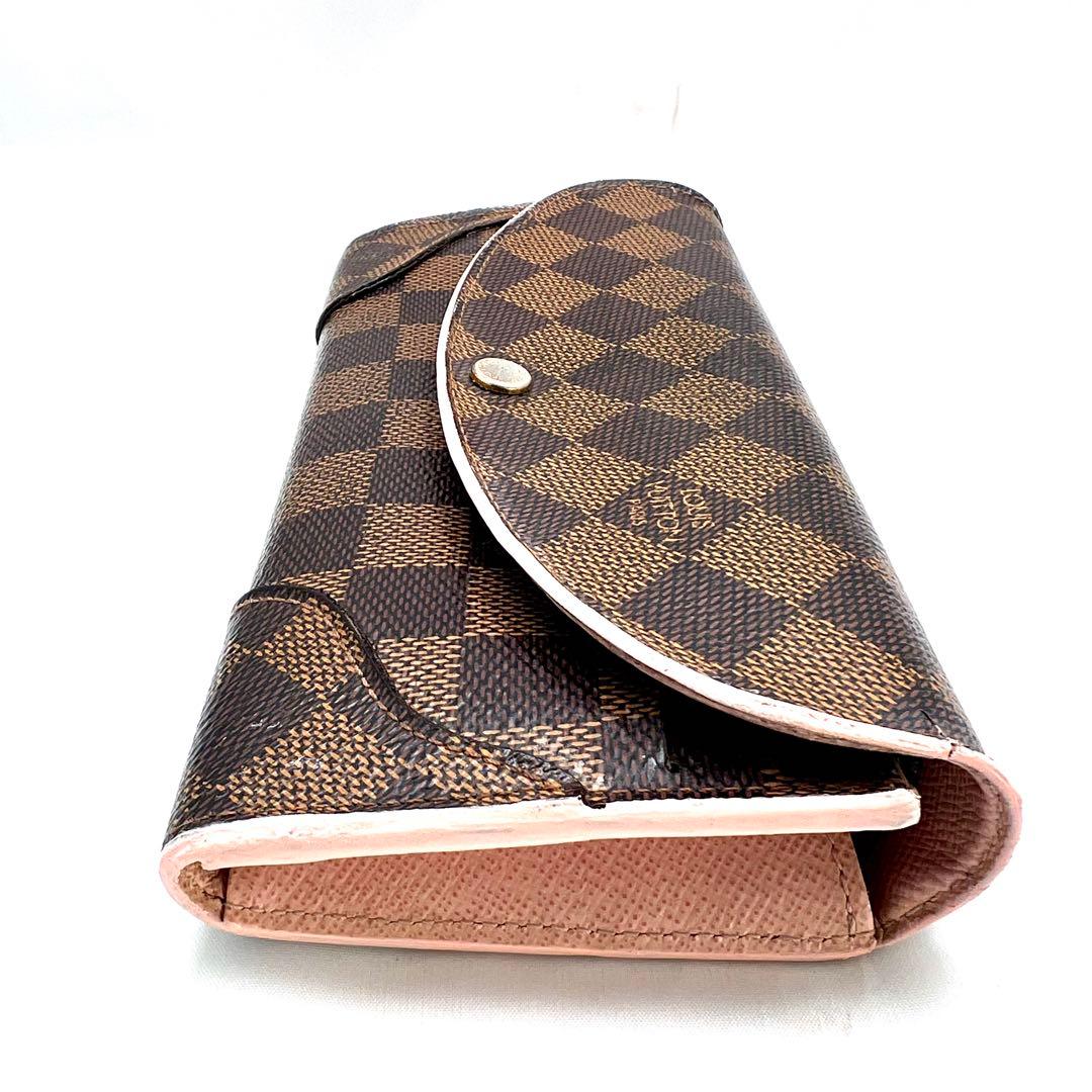 ルイヴィトン ダミエ エベヌ ポルトフォイユ カイサ ローズバレリーヌ