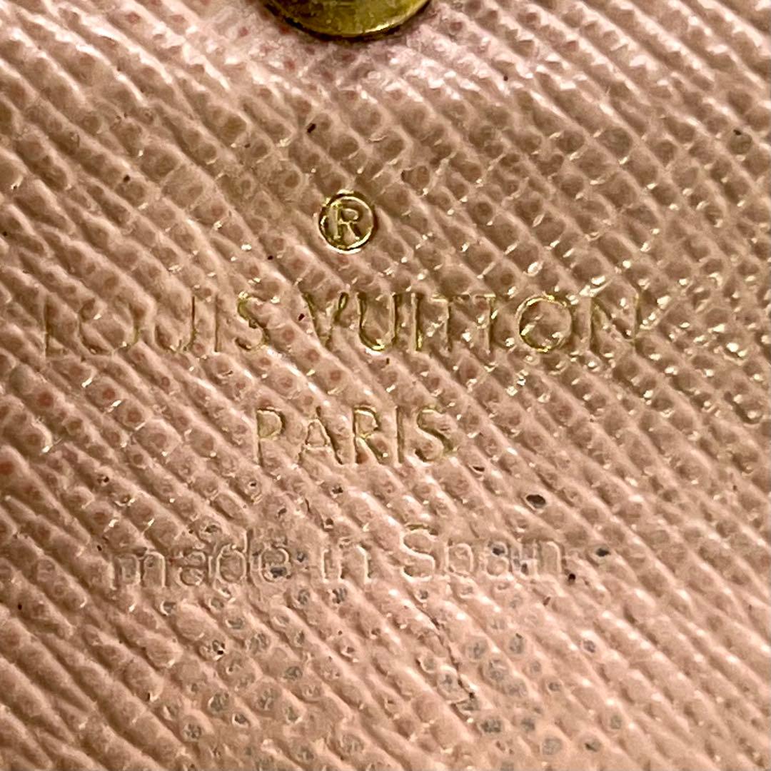 ルイヴィトン ダミエ エベヌ ポルトフォイユ カイサ ローズバレリーヌ