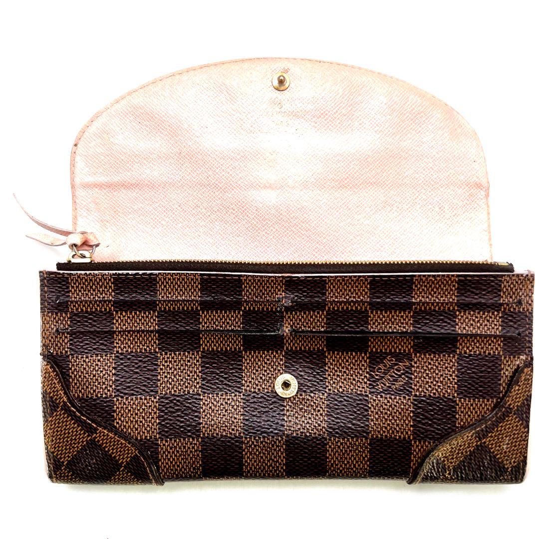 ルイヴィトン ダミエ エベヌ ポルトフォイユ カイサ ローズバレリーヌ