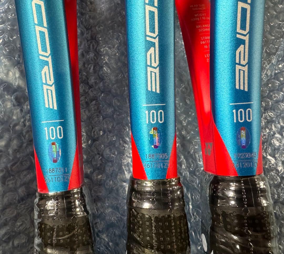 YONEX VCORE100(2021・3本セット)