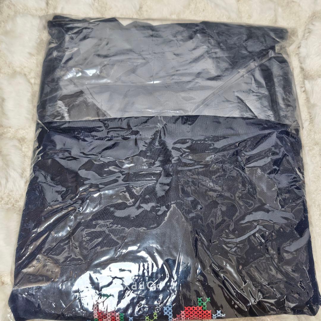 トップス POPPY Flower cross-stitchprintsweatshirt