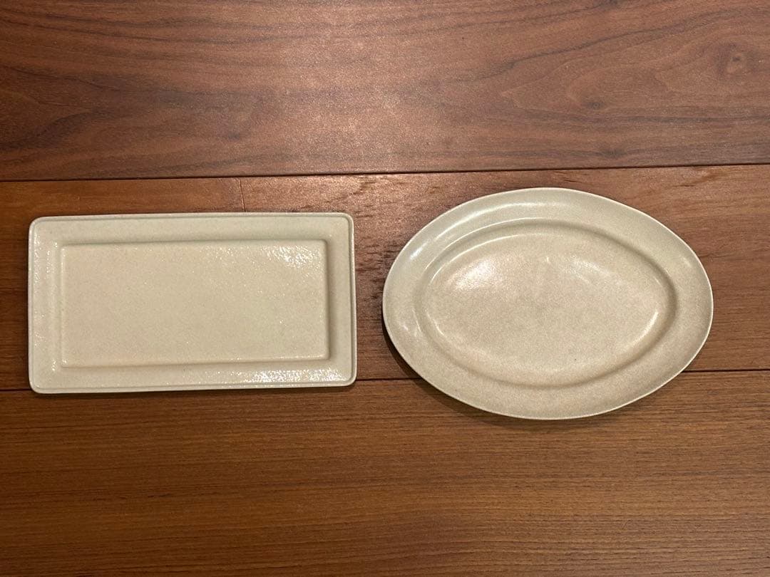 最終価格　河合竜彦　棚橋祐介　オーバルプレート　長方形　セット