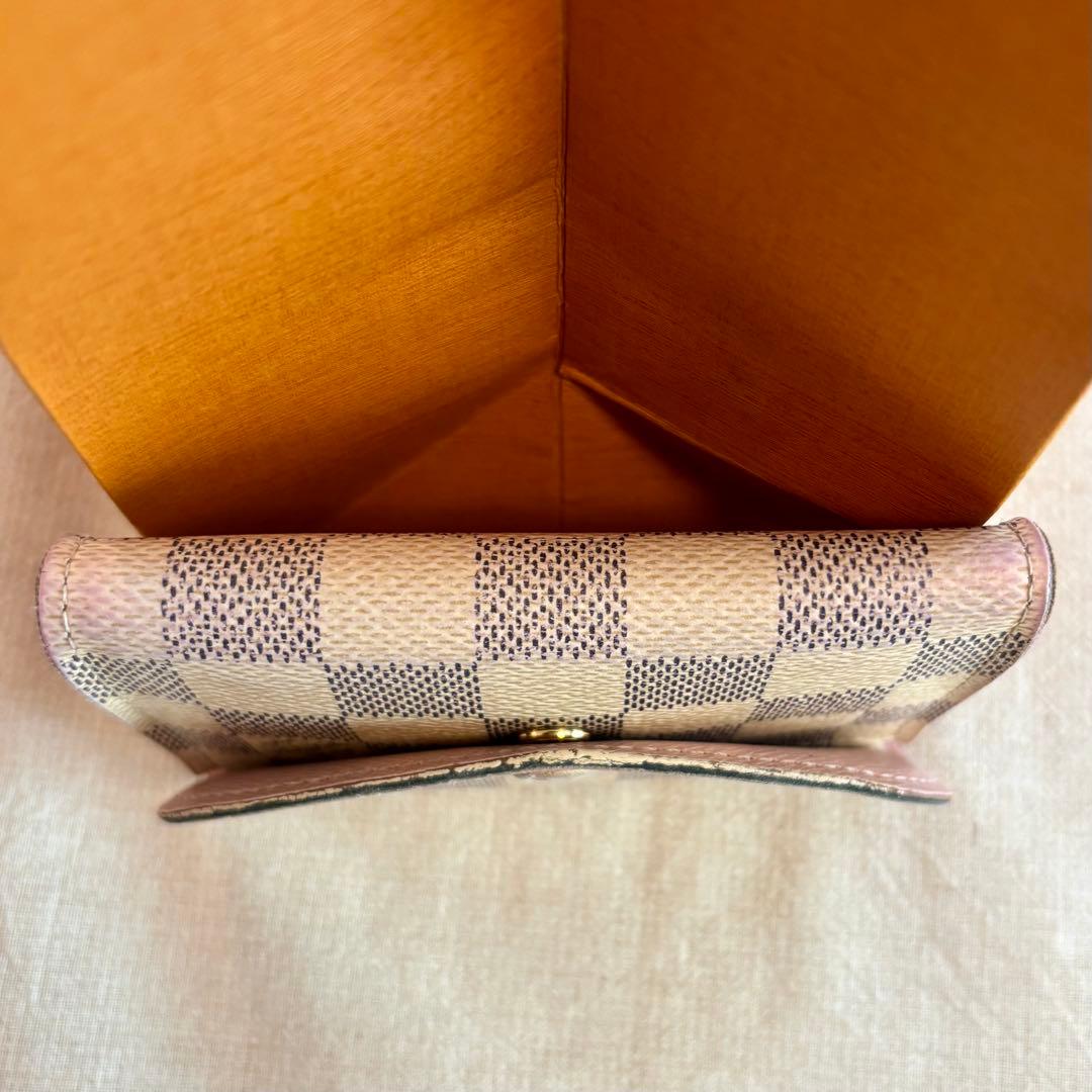 ルイ・ヴィトン ポルトモネロザリ LV 財布・ケース ダミエ・アズール