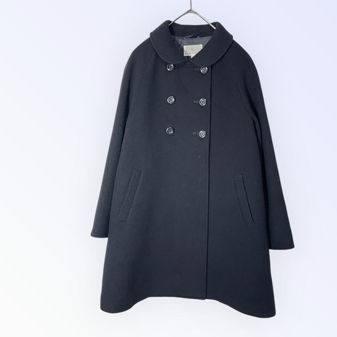クミキョク/ダブルボタン ウールコート/通学/お受験/通塾