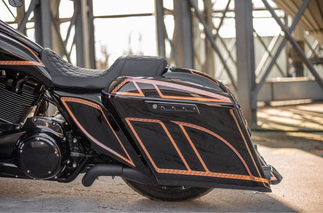 2014-2021ツーリング ストレッチタンクカバー＆サイドカーセット ハーレー