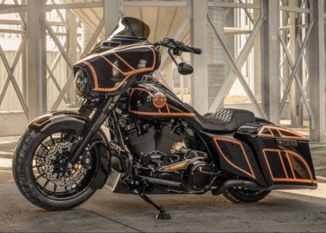 2014-2021ツーリング ストレッチタンクカバー＆サイドカーセット ハーレー