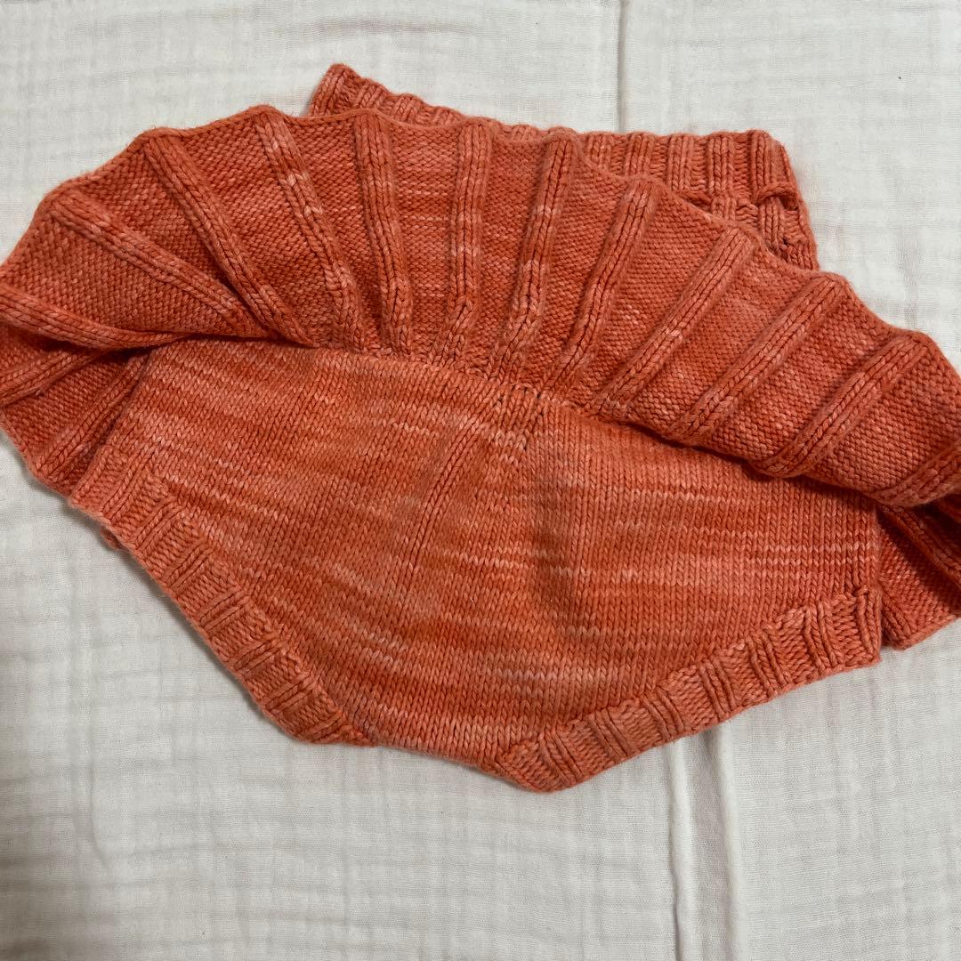 misha&puff コットン　スケポン　4-5y オレンジ