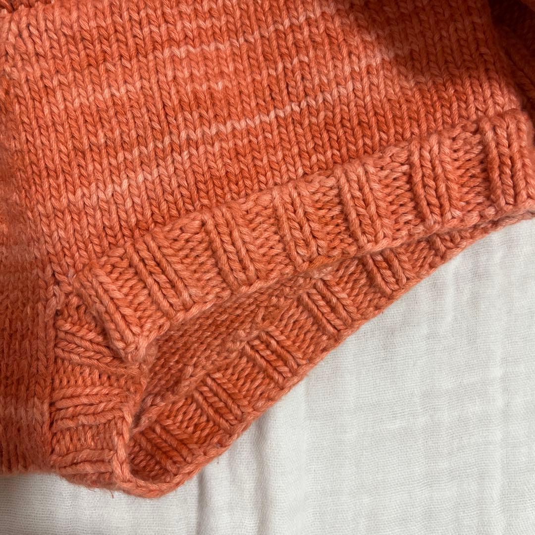 misha&puff コットン　スケポン　4-5y オレンジ