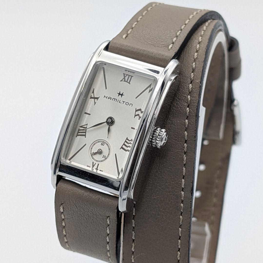 美品★ハミルトン アードモア 腕時計 レディース スモセコ　アメリカンクラシック