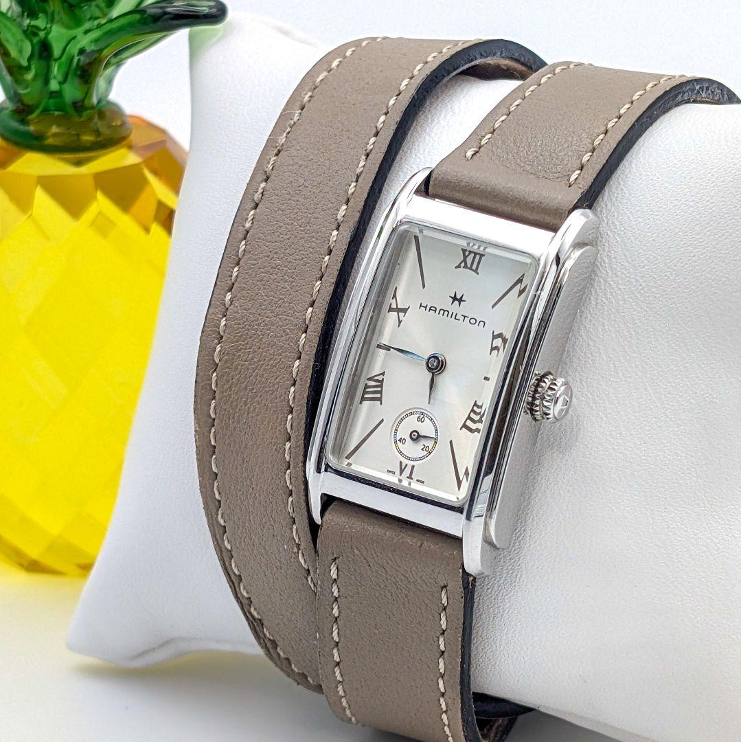 美品★ハミルトン アードモア 腕時計 レディース スモセコ　アメリカンクラシック