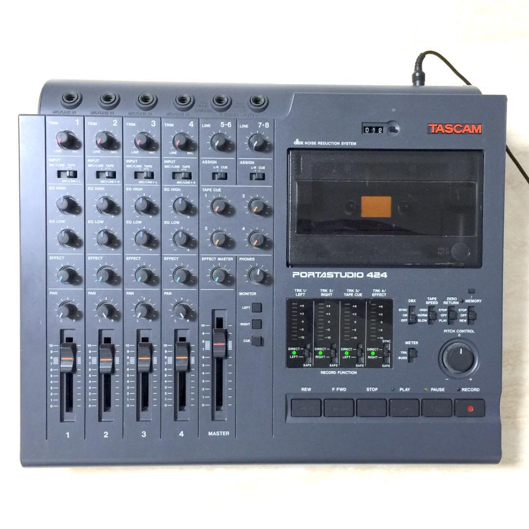 美品　カセットMTR TASCAM PORTASTUDIO 424