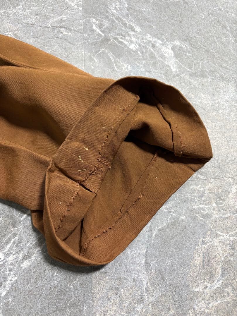 パンツ 80s Vintage rayon gabardine wide slacks