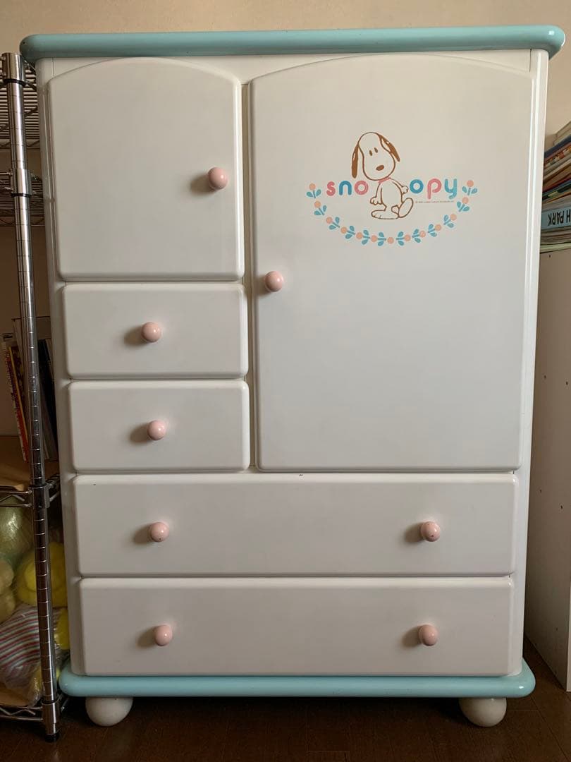 スヌーピー ベビータンス　子どもタンス