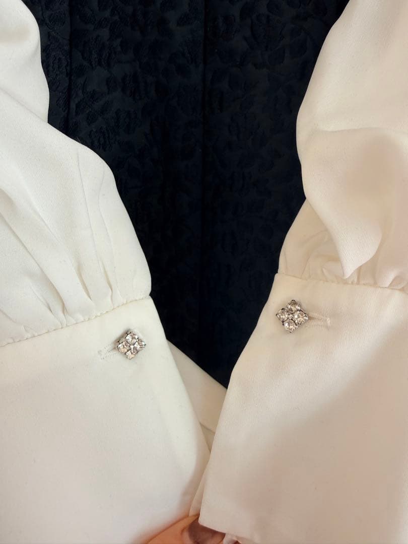 ワンピース Crillon Crystal Pearl Jaquard Dress