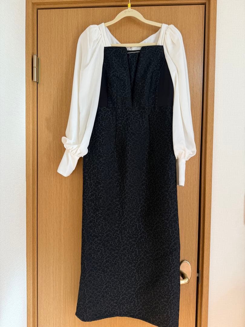 ワンピース Crillon Crystal Pearl Jaquard Dress