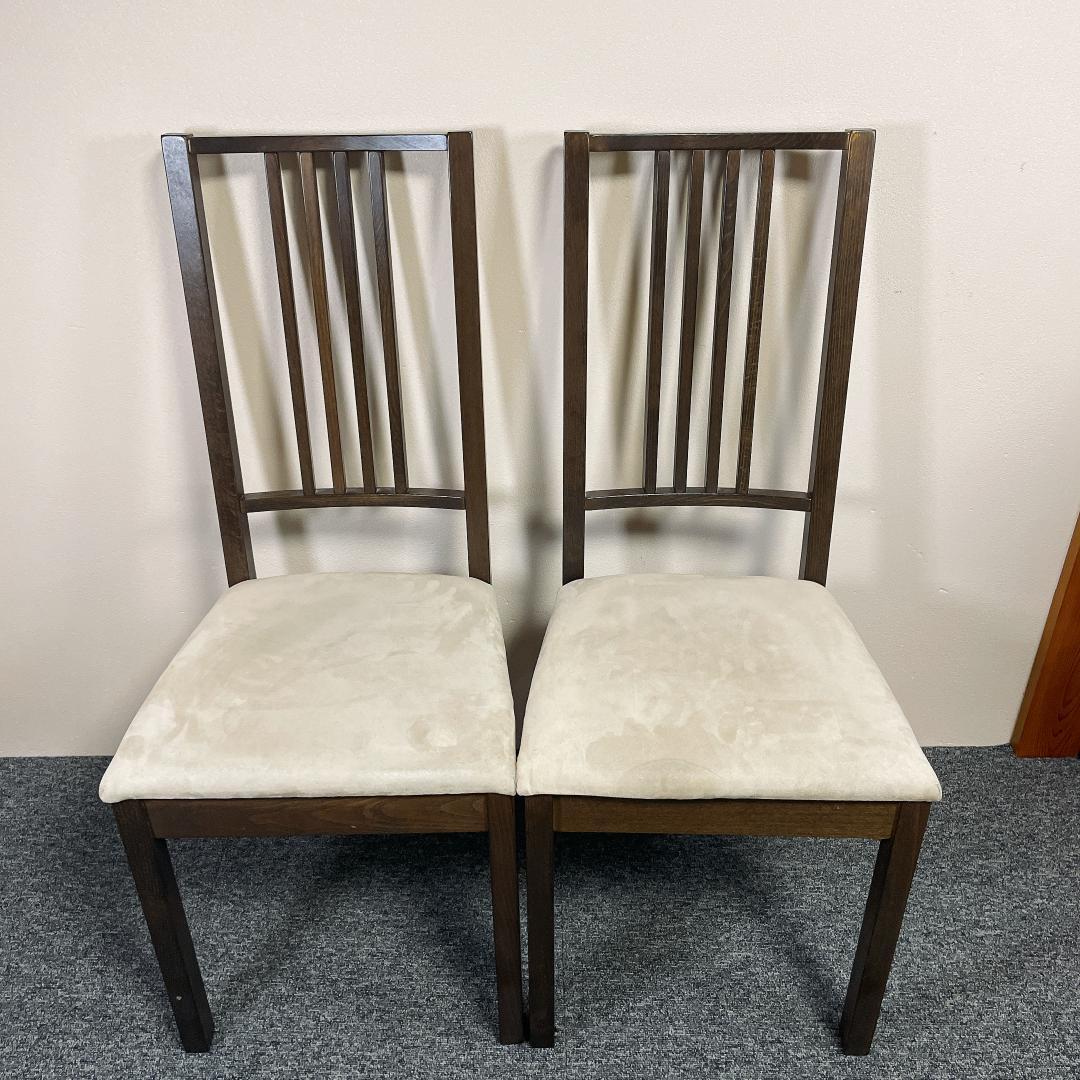【中古美品】IKEA BORJE ダイニングチェア 2脚　アンティーク 北欧