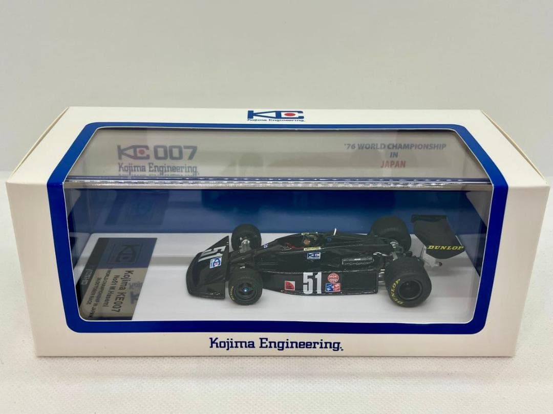 ★新品★コジマ KOJIMA KE007★長谷見昌弘★1976日本GP★1/43