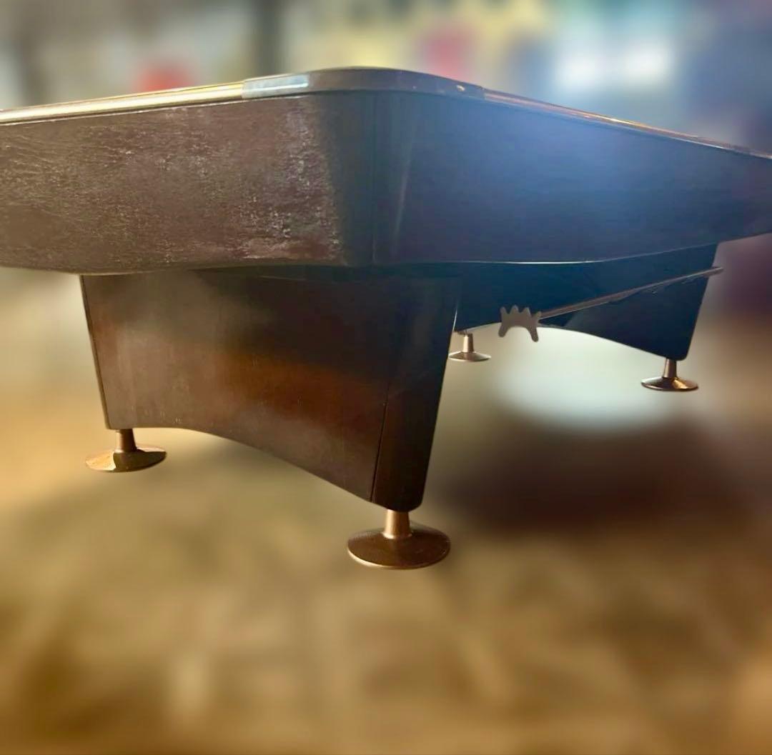 ビリヤード台+キュー+キュー台+ボール2セット+メカニカルブリッジ