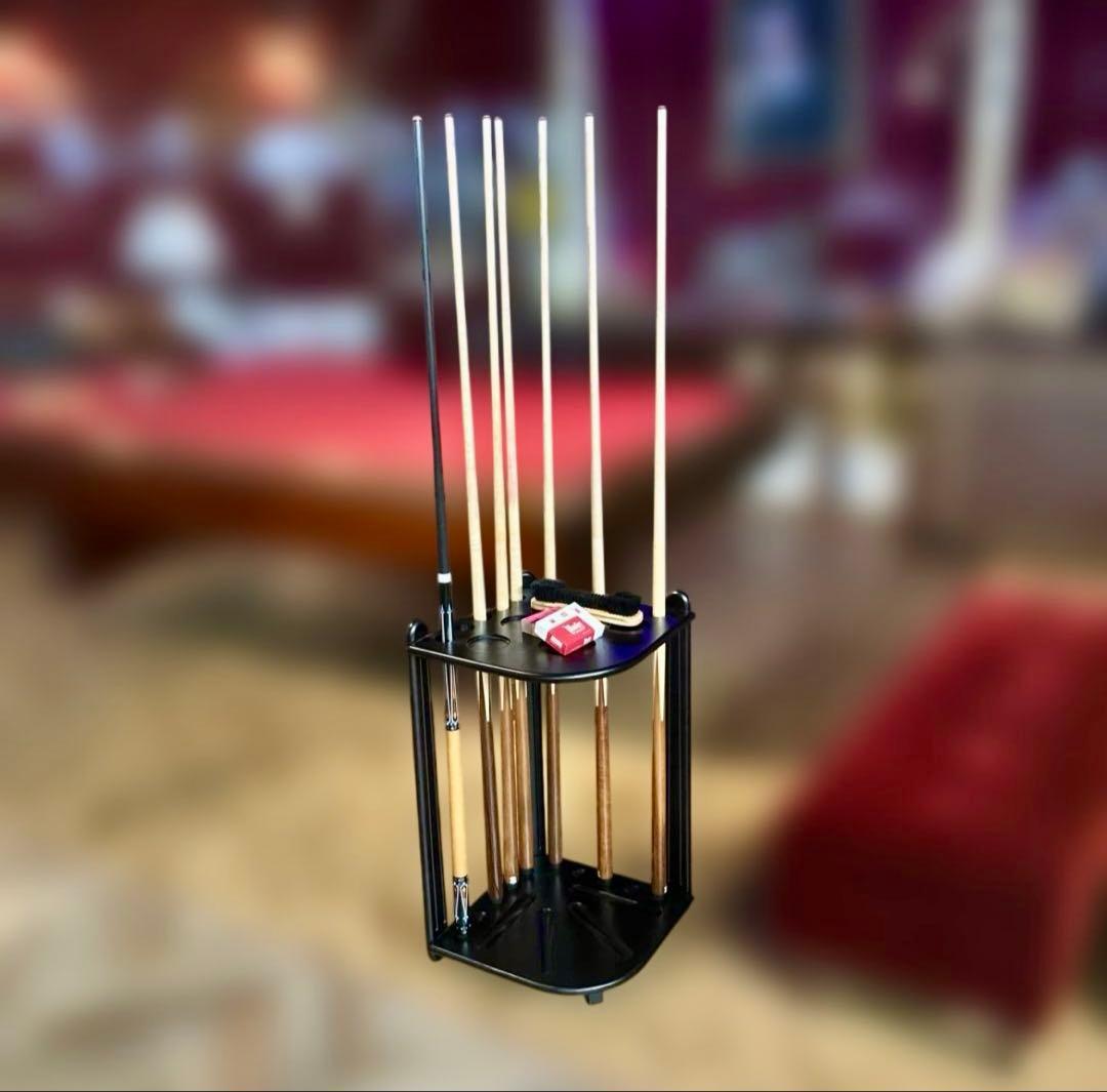 ビリヤード台+キュー+キュー台+ボール2セット+メカニカルブリッジ