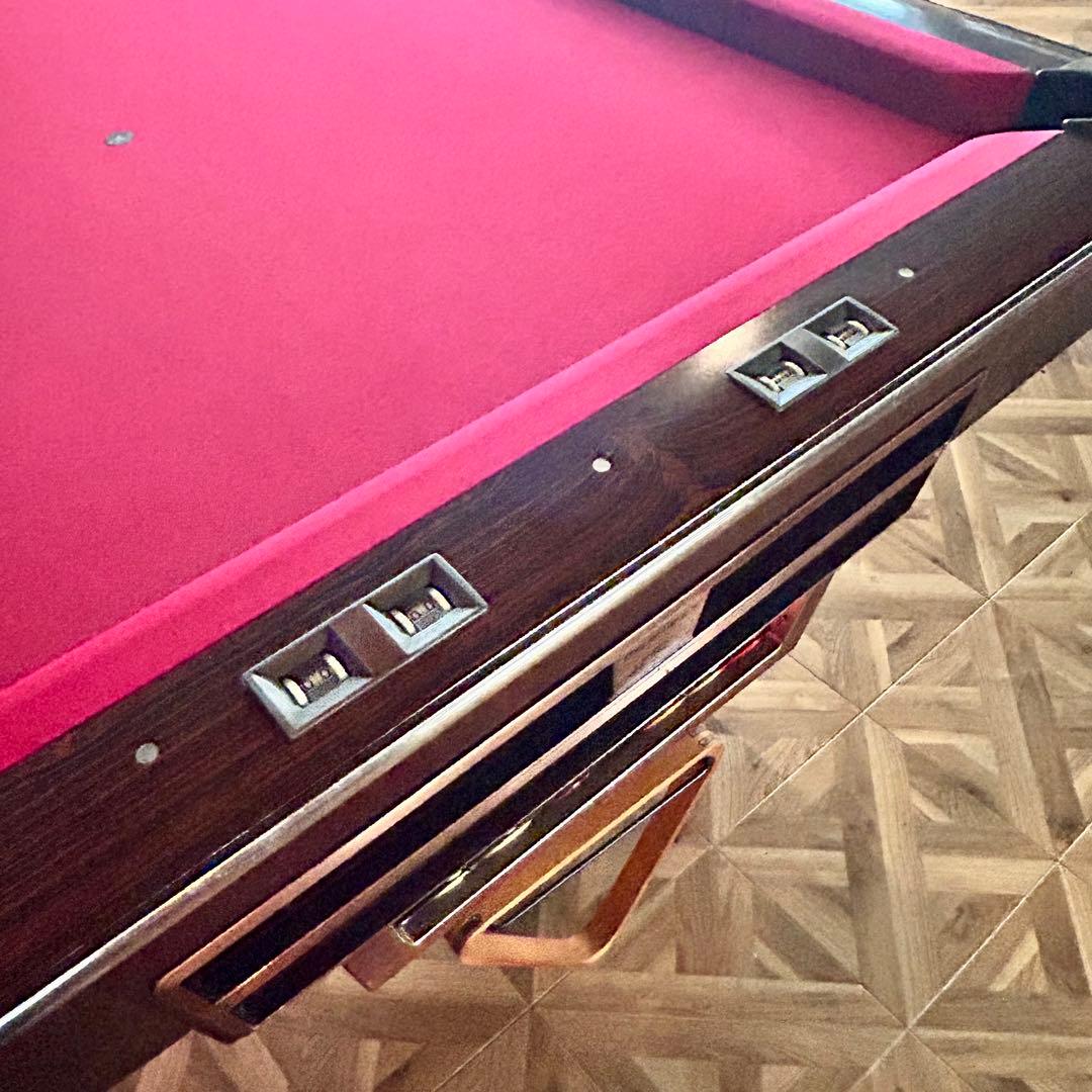 ビリヤード台+キュー+キュー台+ボール2セット+メカニカルブリッジ