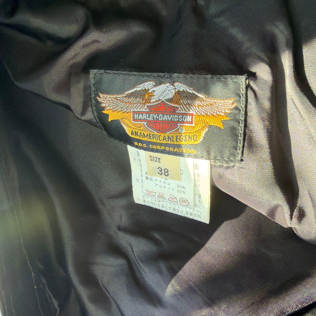 【専用】HARLEY-DAVIDSON レザーパンツ 黒 38