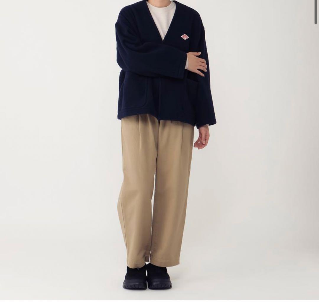 【DANTON】ダントン ウィメンズシングルウールパイルVネックジャケット