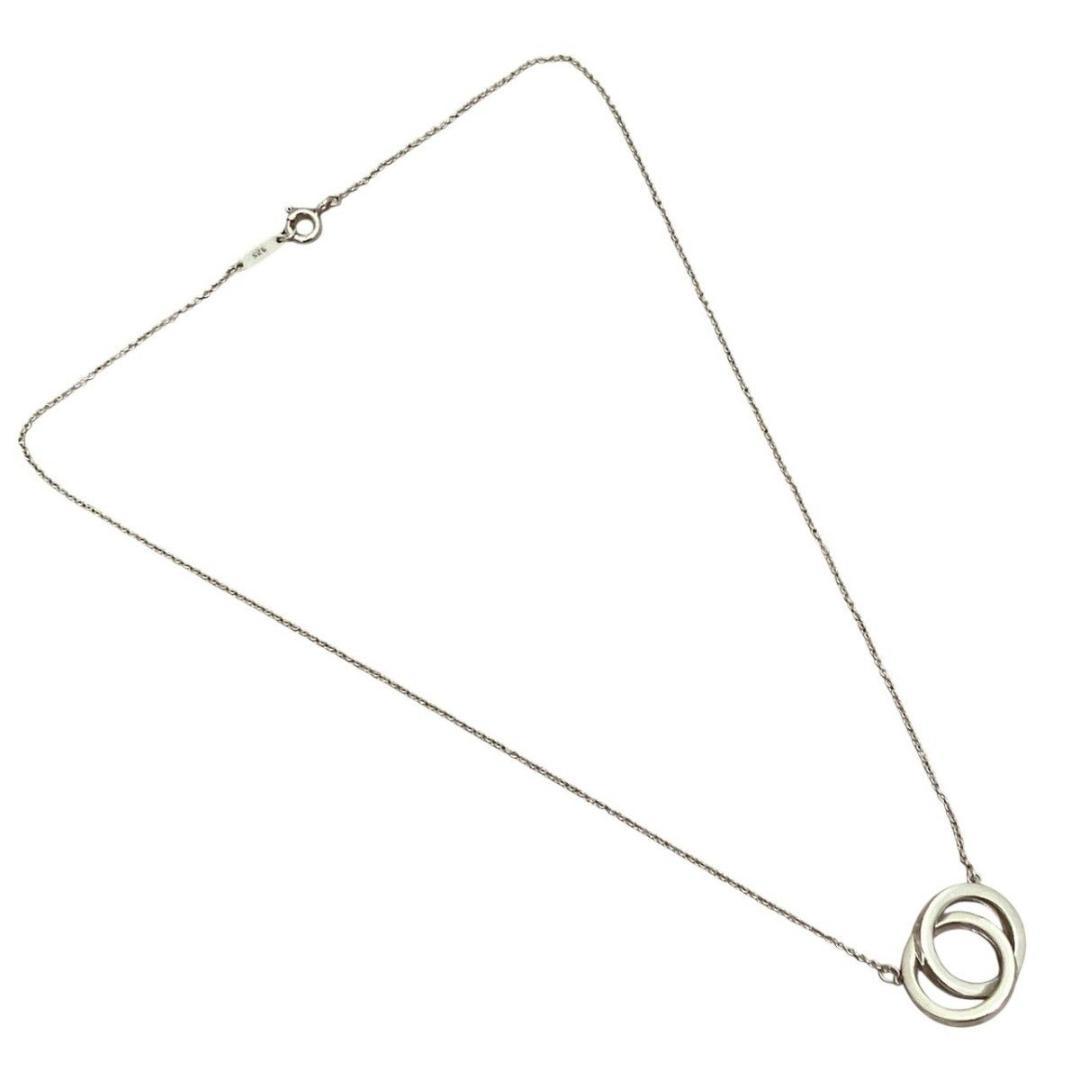 【美品】ティファニー インターロッキング ネックレス　ダブルリング　1837