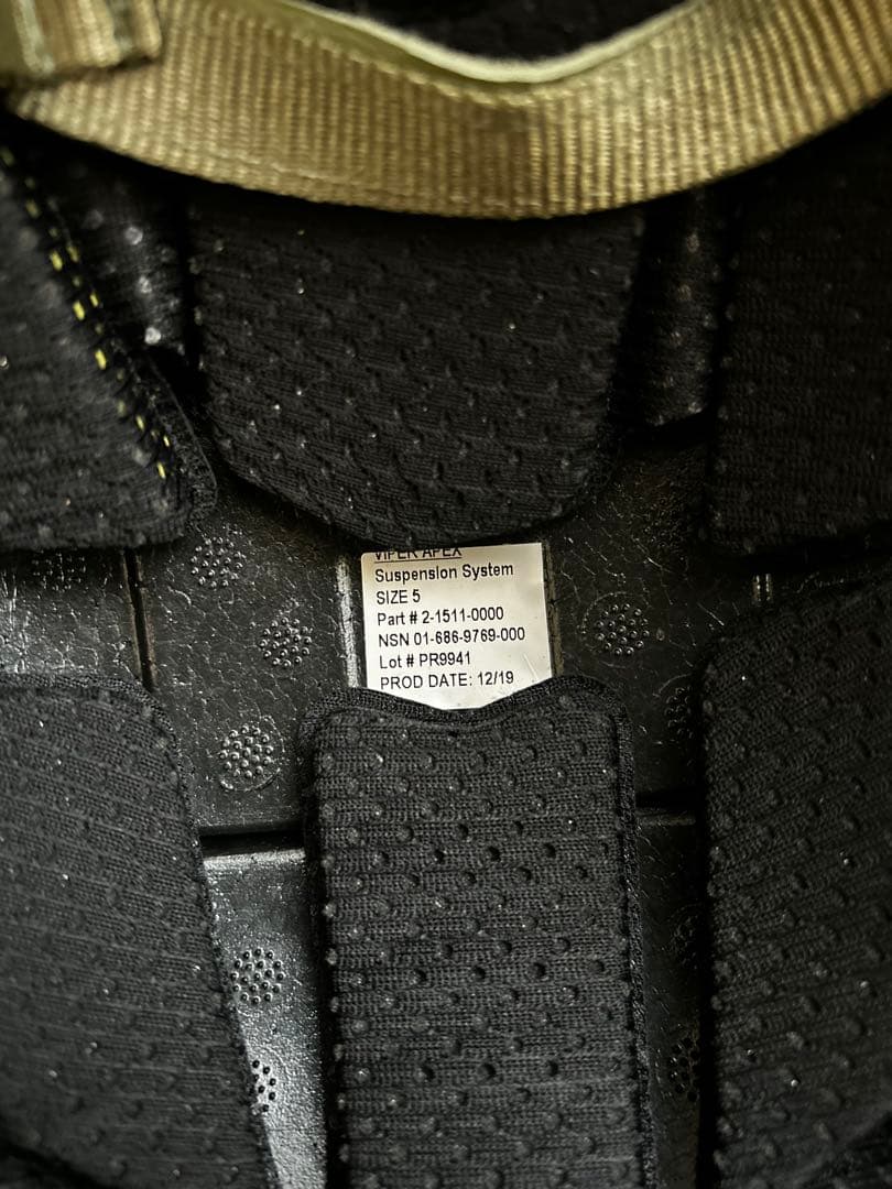 実物 Galvion batlskin ヘルメット　revision