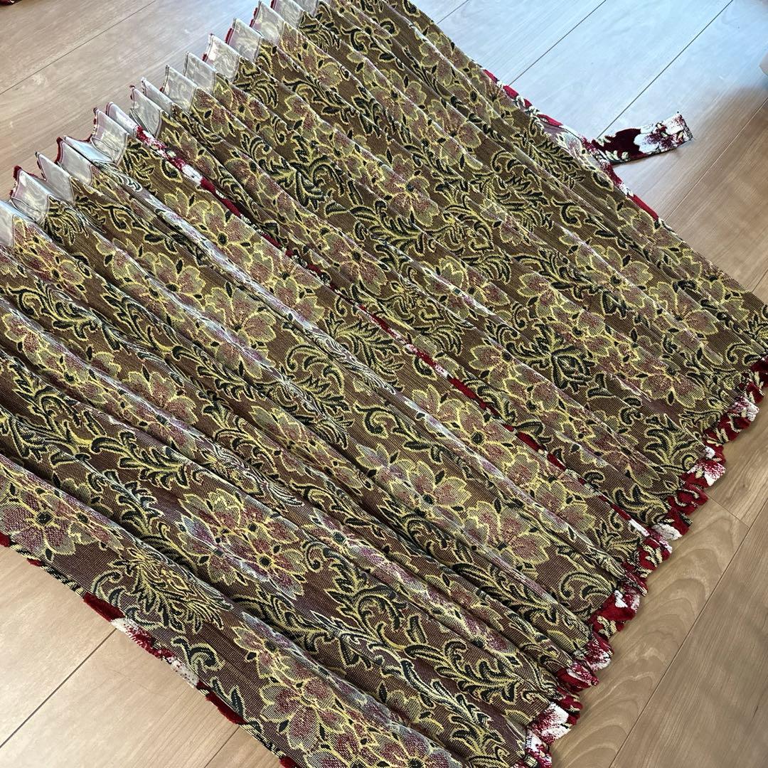 【金華山 桜 レッド】 仮眠カーテン