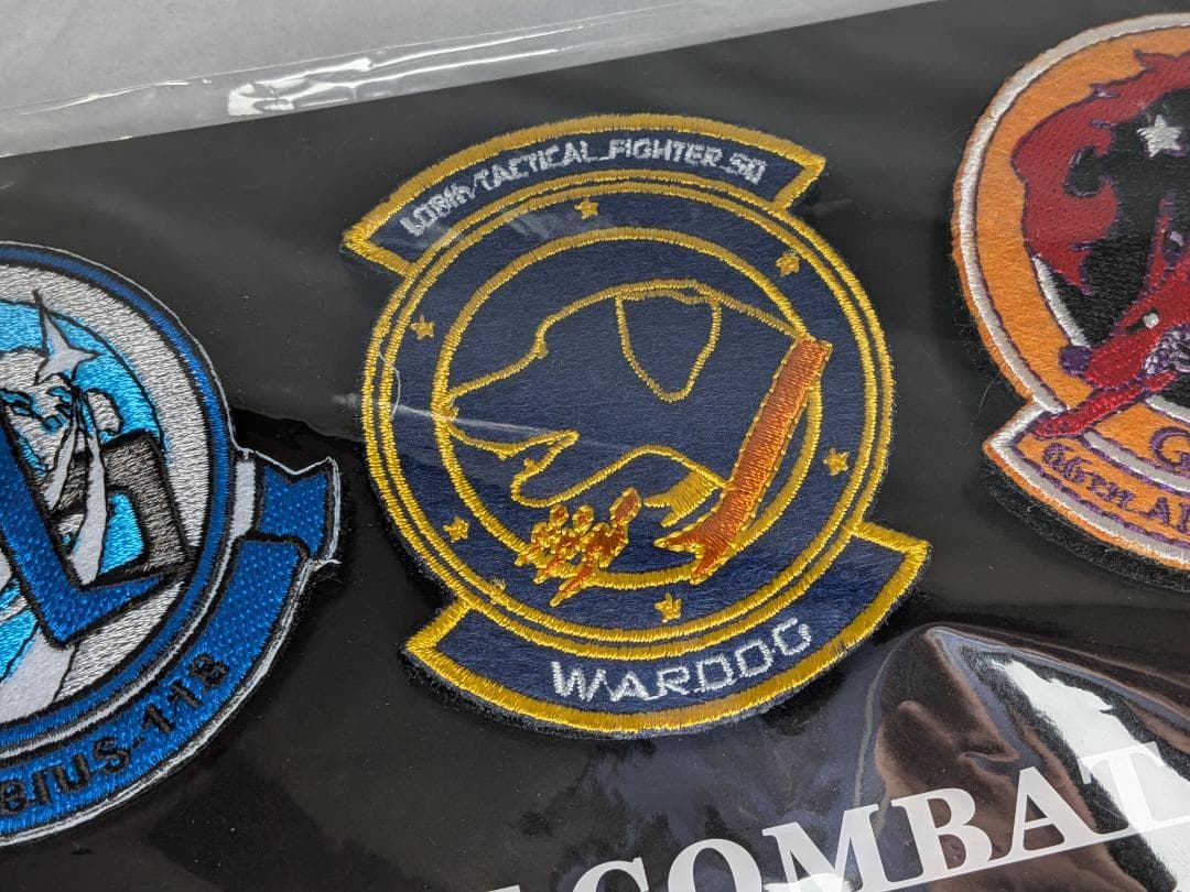 エースコンバット25周年記念 公式着脱式刺繍ワッペン ３種セット