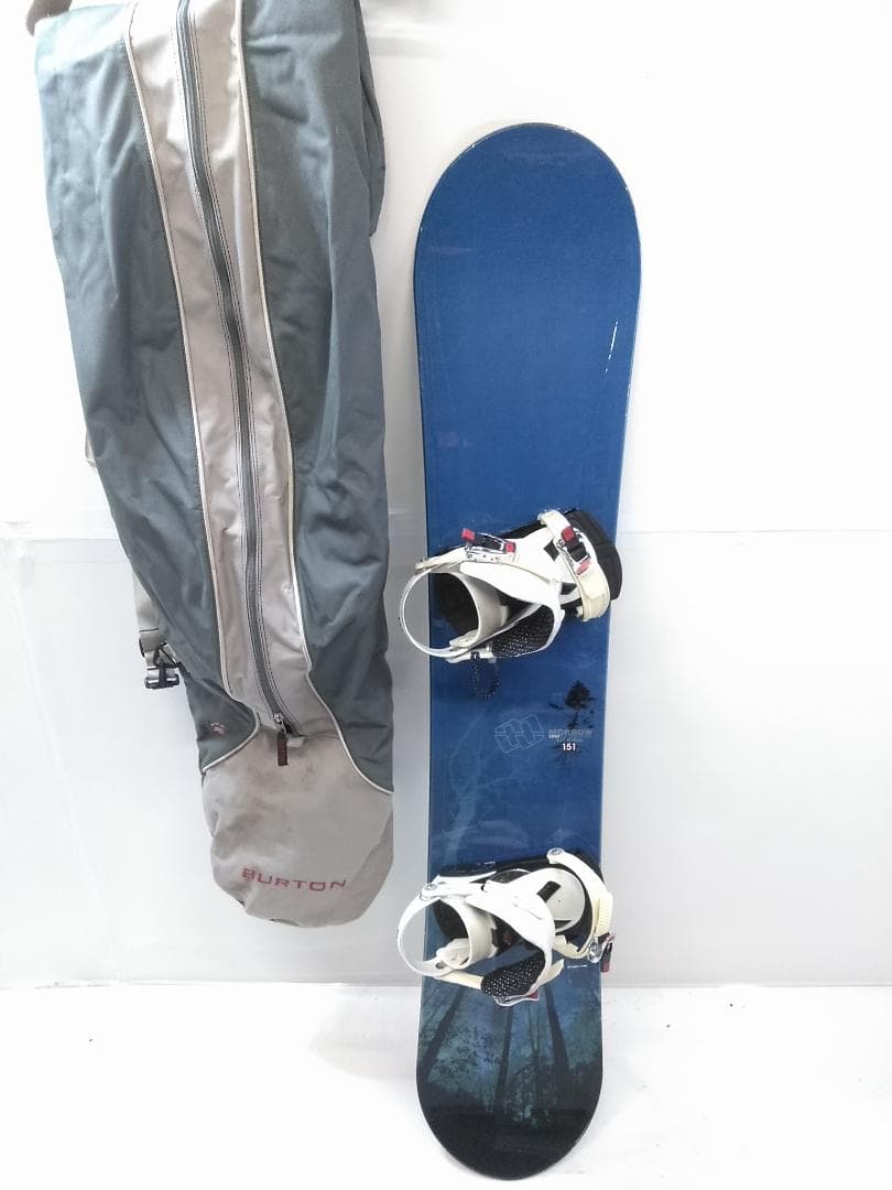 激安 メンズスノーボードセットMORROW 151cm ビン M-L△