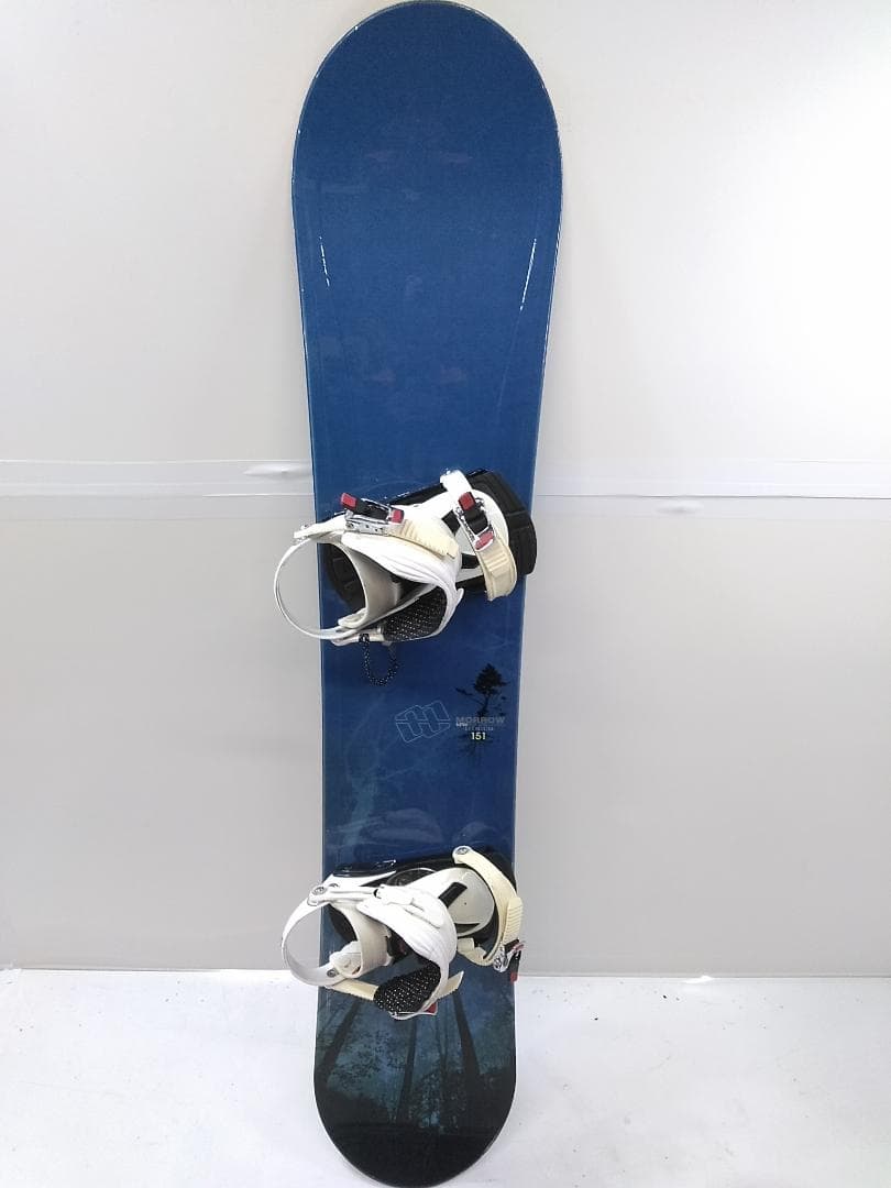 激安 メンズスノーボードセットMORROW 151cm ビン M-L△