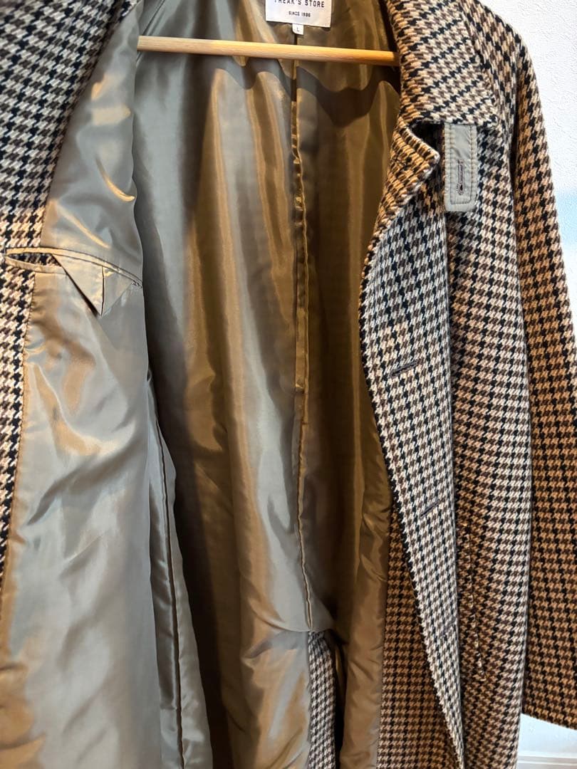 FREAK'SSTORE フリークスストア チェスターコート 千鳥格子　明日まで