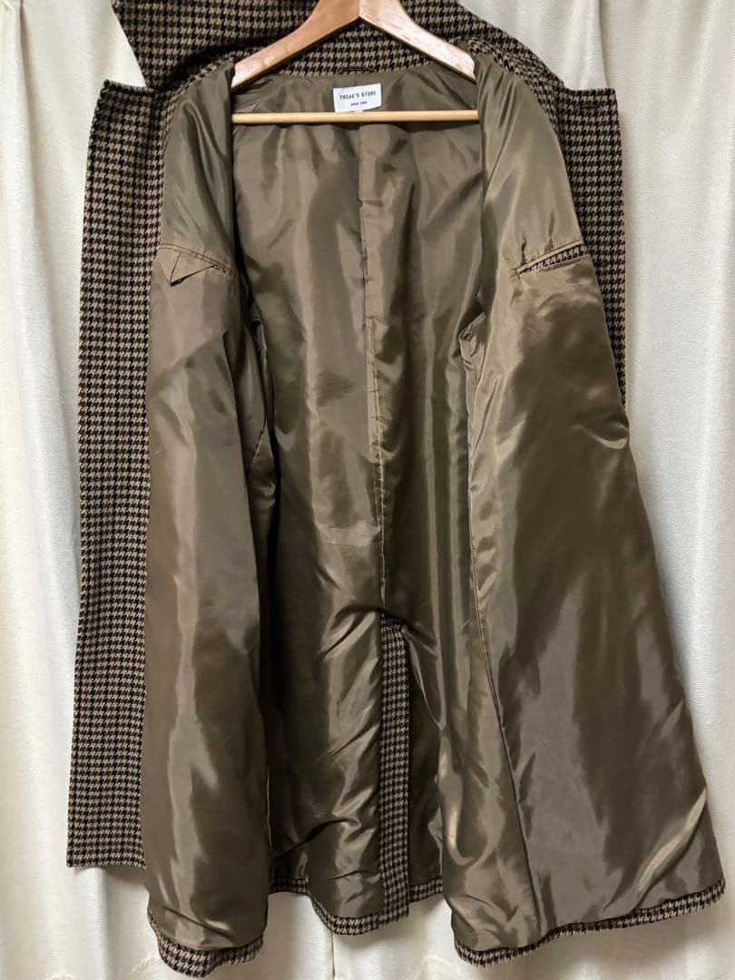 FREAK'SSTORE フリークスストア チェスターコート 千鳥格子　明日まで