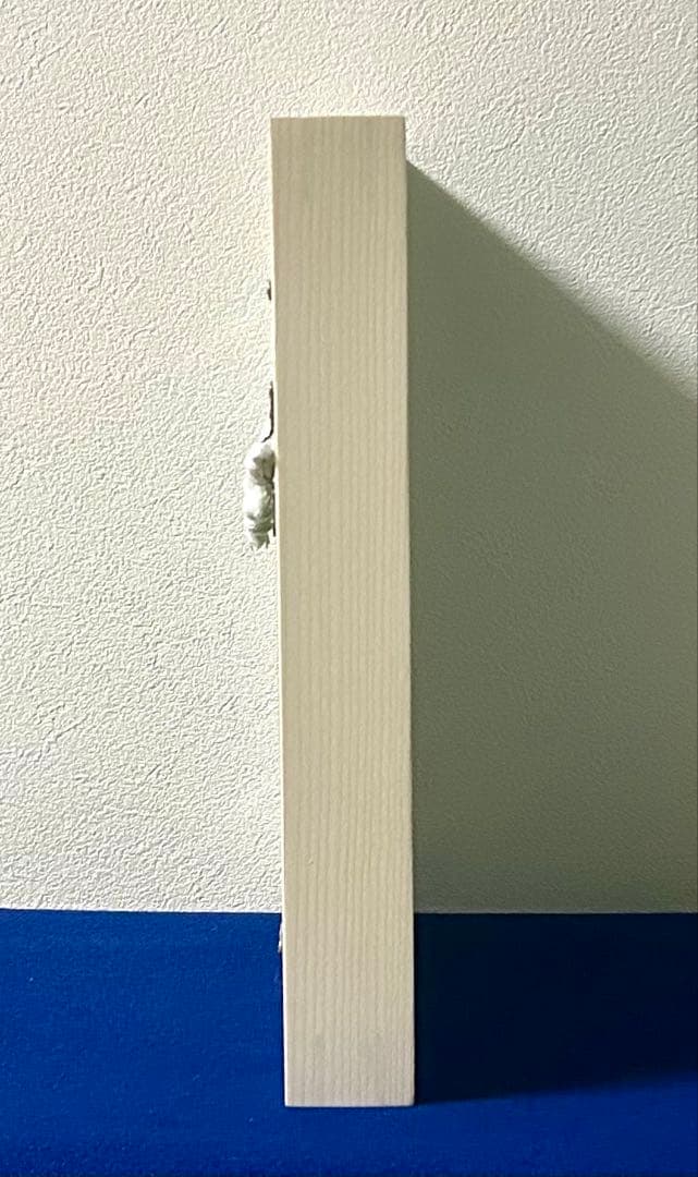 真作 波賀野文子先生 「冬うらら」 オオサンショウウオの水彩画 木製額アクリル板