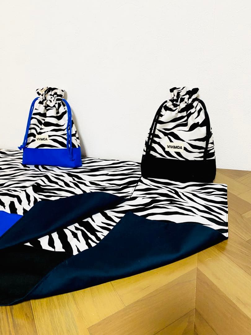 akar iさま専用　入園入学グッズ　ゼブラ柄