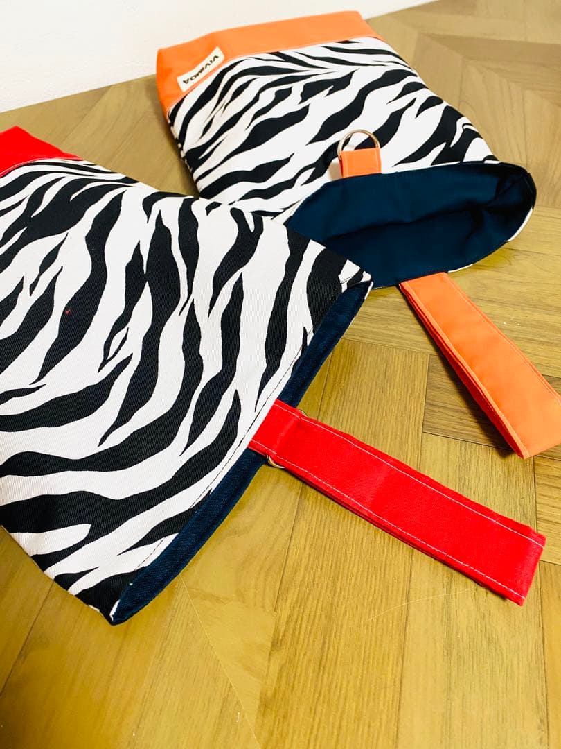 akar iさま専用　入園入学グッズ　ゼブラ柄