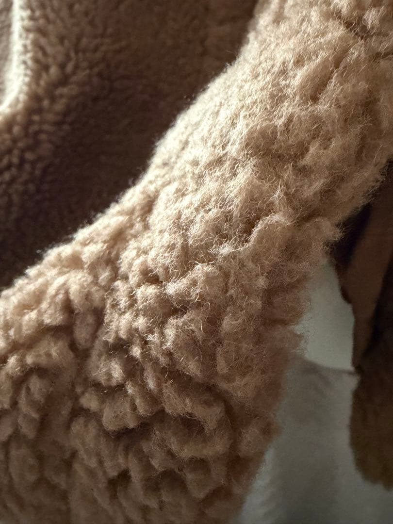 MaxMara テディベア　キャメル　ポンチョ　ケープ　コート