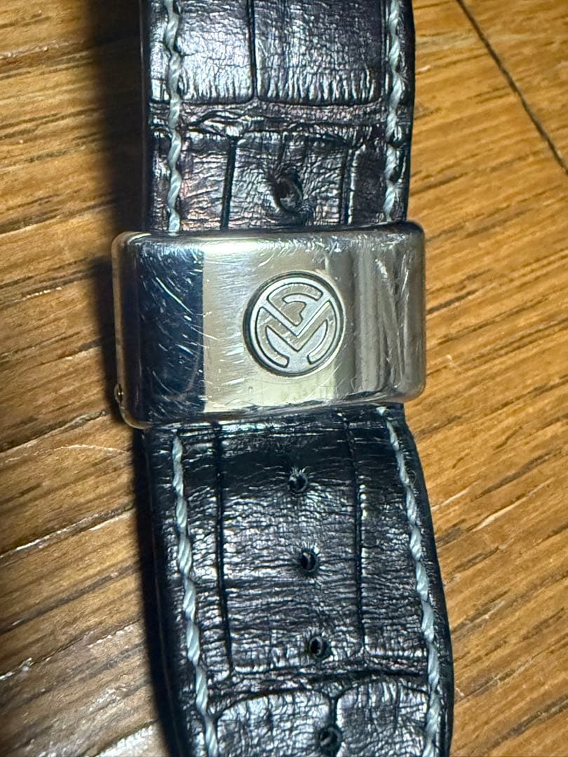 純正　フランクミュラー ロングアイランド 1200 Dバックル ベルトセット