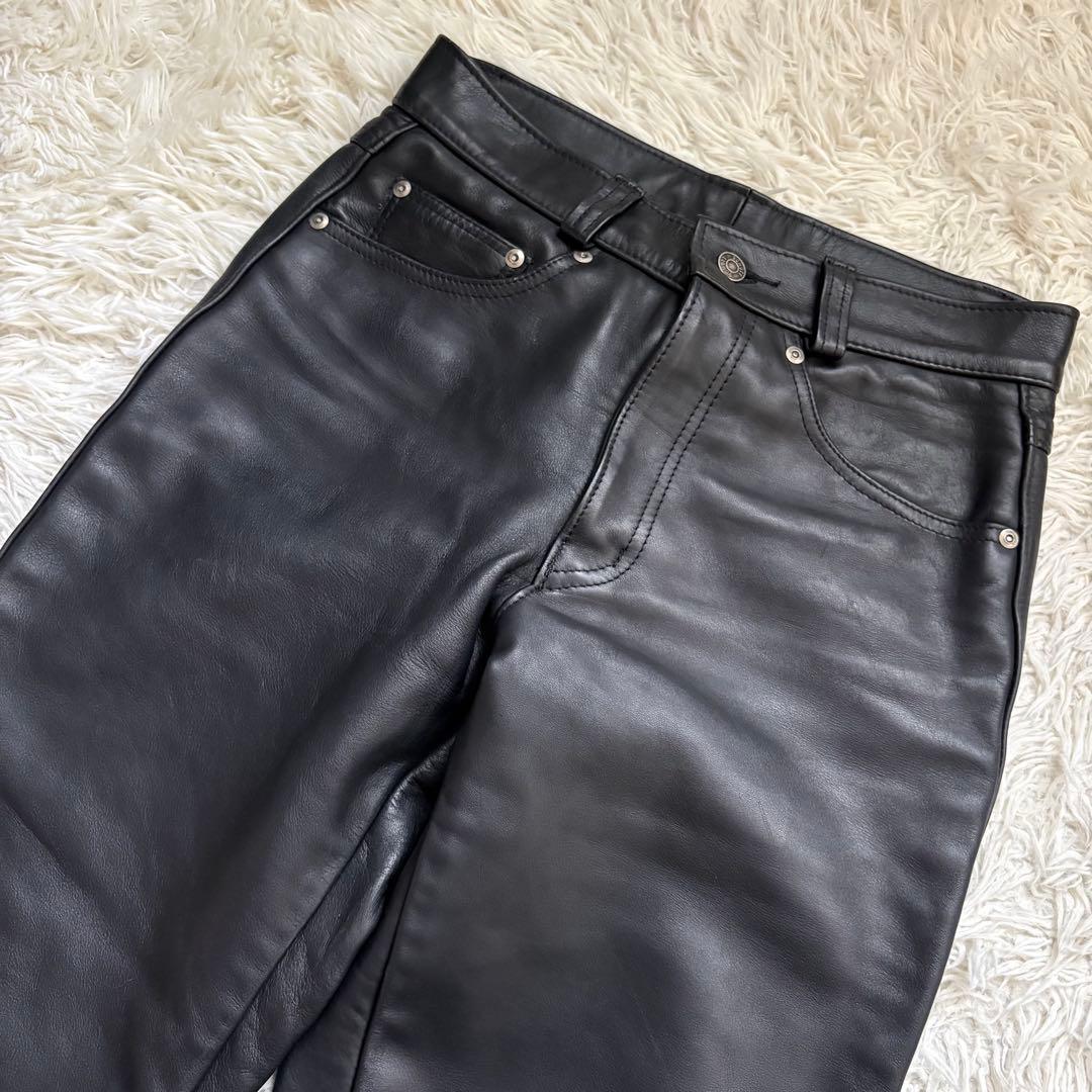 SCHOTT ショット　本革　レザーパンツ　革パン ブラック 30 USA製