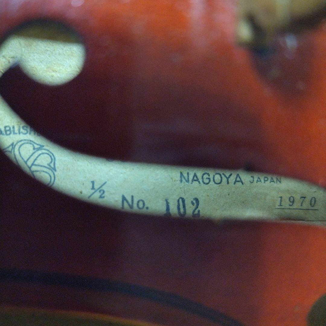 ♥8才前後の子供用♥スズキバイオリン1/2♥メンテナンス済♥弓ケ―ス松脂肩当て付