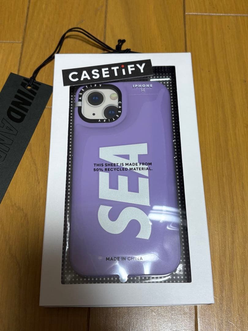 CASSETIFY WIND AND SEA iPhone14ケース パープル
