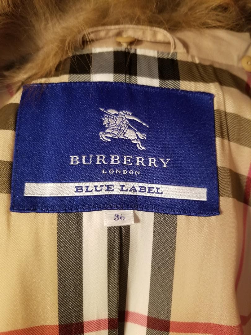 BURBERRY BLUE LABEL ベージュコート 36