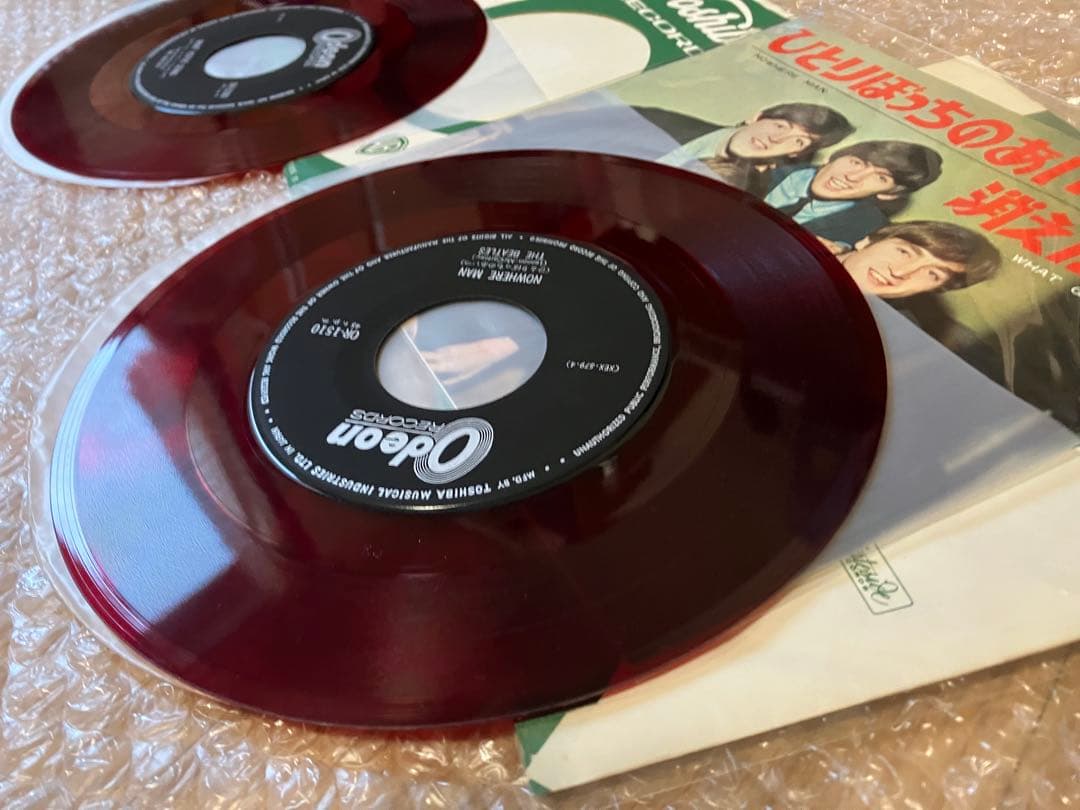 ダブルニアミント赤盤　稀少平たい赤盤　ムーンライト　ひとりぼっちのあいつ