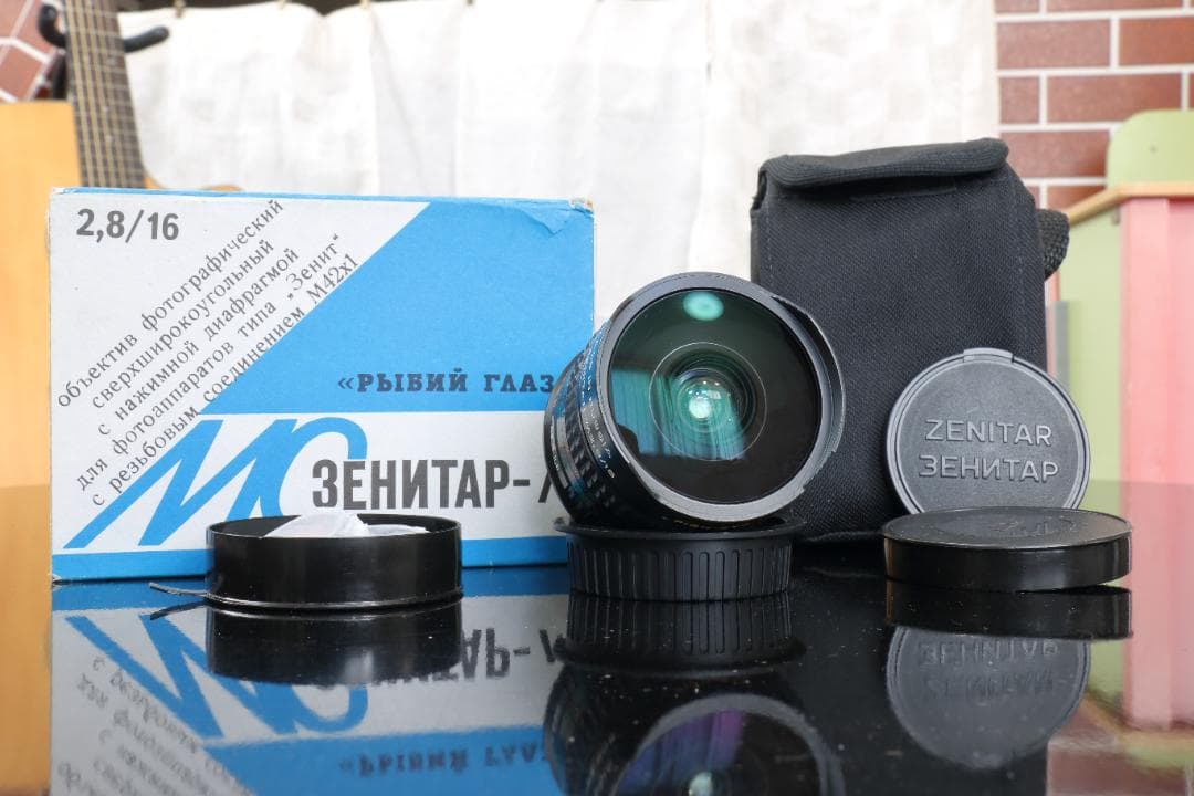 【美品】広角レンズ MC Zenitar 16mm F2.8 キャノンEF用